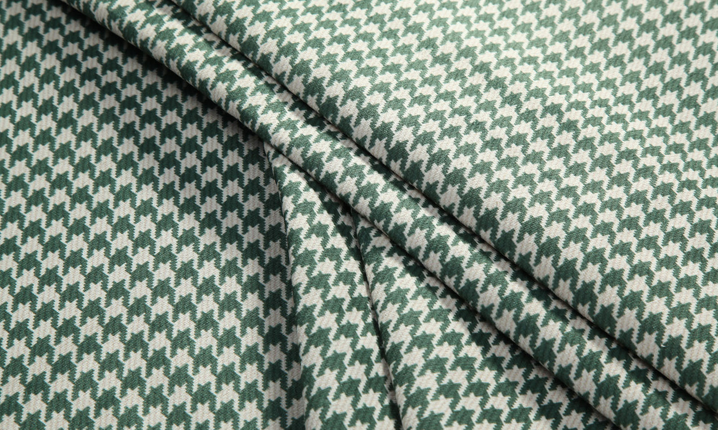 Arlo Modern Bistro Chair – Spanish Green Checkered (Set of 2)