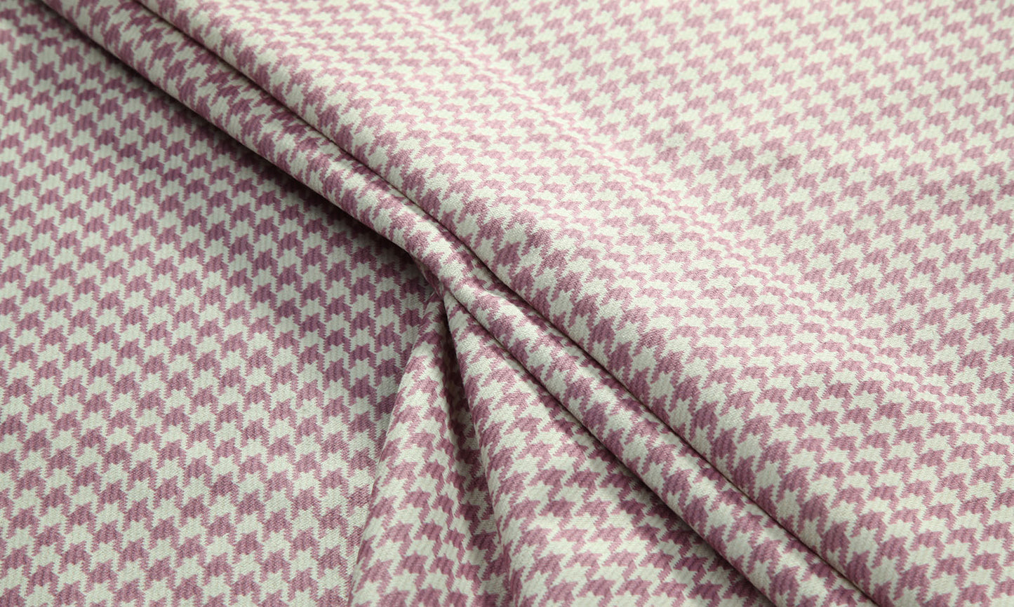 Arlo Modern Bistro Chair – Pink Flare Checkered (Set of 2)