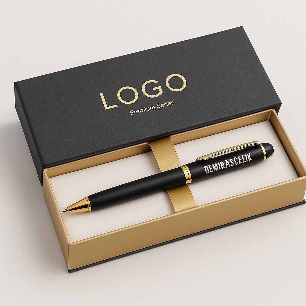 GoldEdge Signature Roller Pen – Personalized Gift Set