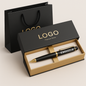 GoldEdge Signature Roller Pen – Personalized Gift Set