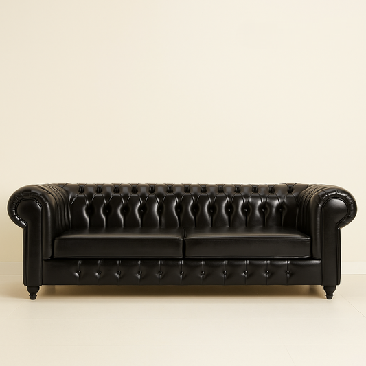 The Duke – Black Edition Chesterfield Sofa
