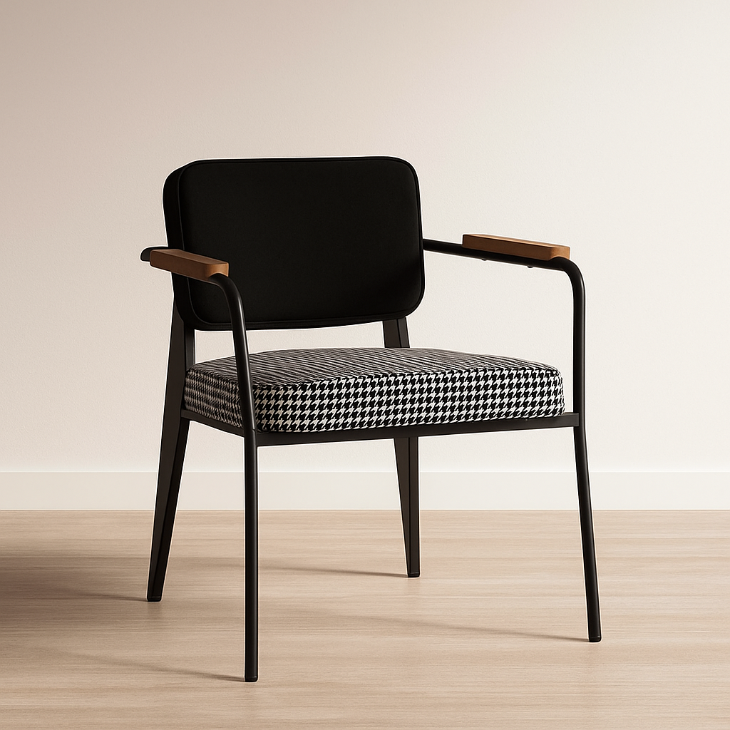 Viero Accent Chair ( Vintage Noir)