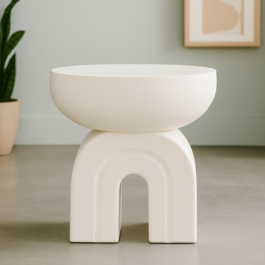 Arc Sculpt Accent Table